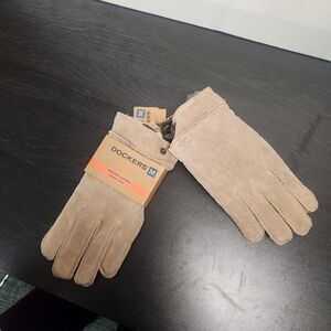 Tan Suede Men's Gloves
